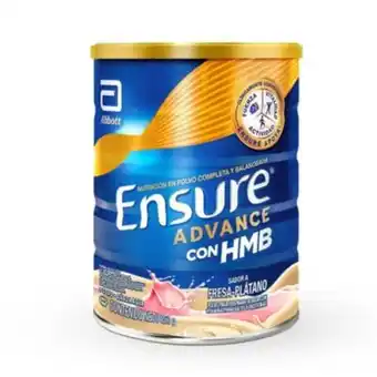 Tottus Suplemento ensure advance sabor fresa de 850 g oferta