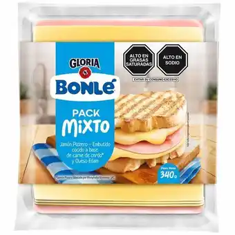 Vivanda Pack jamón pizzero + queso edam bonlé 340g oferta