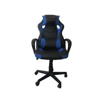 Maestro Silla gamer con reposacabeza azul oferta