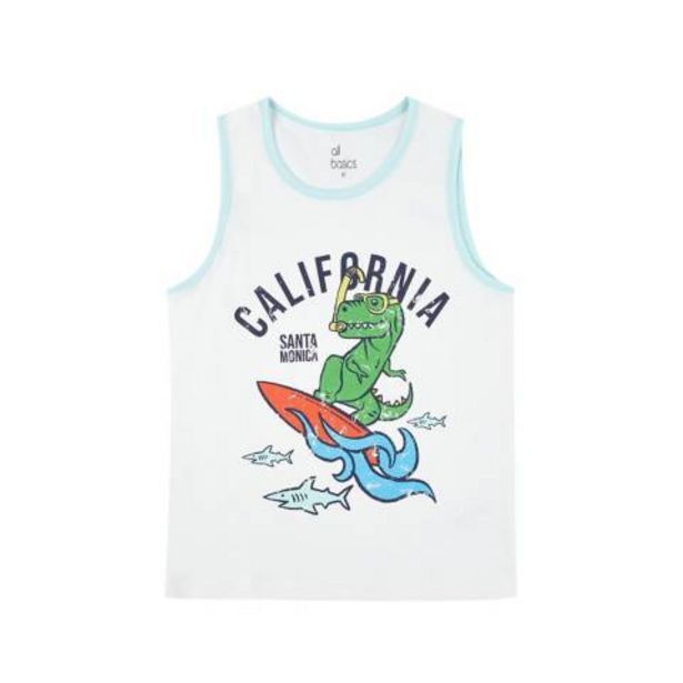 Maestro Bvd estampado niño talla 8 blanco oferta