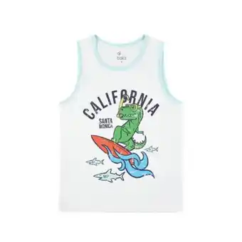 Maestro Bvd estampado niño talla 8 blanco oferta