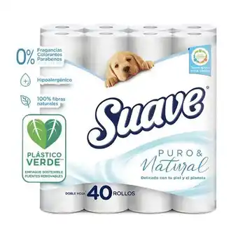Metro Papel higiénico suave puro y natural 40un oferta