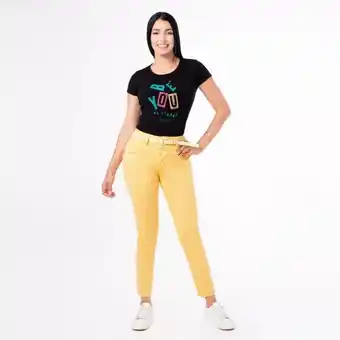 Pionier Pantalon twill high stch katica semi pitillo oferta