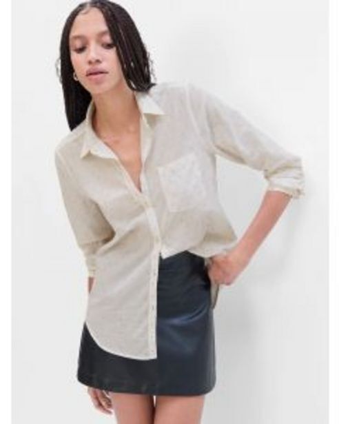GAP Blusa manga larga classic mujer oferta