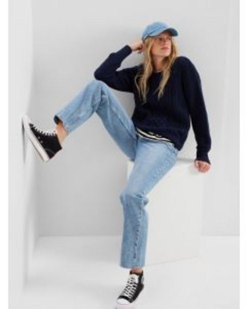GAP Chompa cable crew po mujer oferta