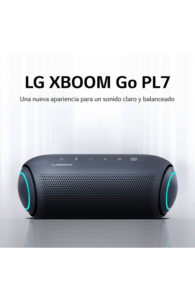 Tiendas EFE Parlante inalámbrico lg bluetooth xboom go pl7 negro oferta
