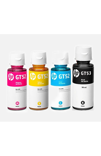 Tiendas EFE Pack tinta hp gt52 gt53 kit negro cyan amarillo magenta oferta