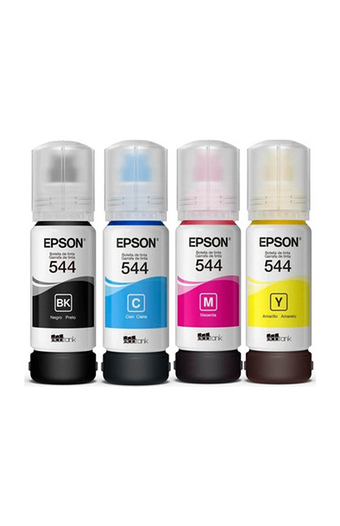 Tiendas EFE Pack 4 botellas de tinta epson t544 negro cian amarillo magenta oferta