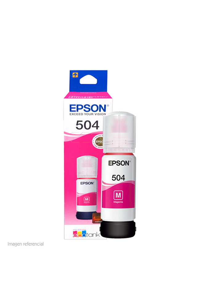 Tiendas EFE Botella de tinta epson t504 magenta oferta