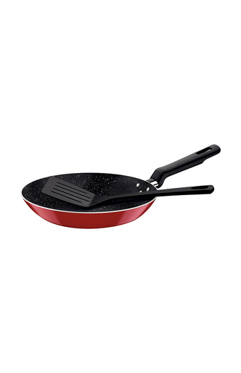 Tiendas EFE Sartén de 22cm + espátula tramontina loreto rojo oferta