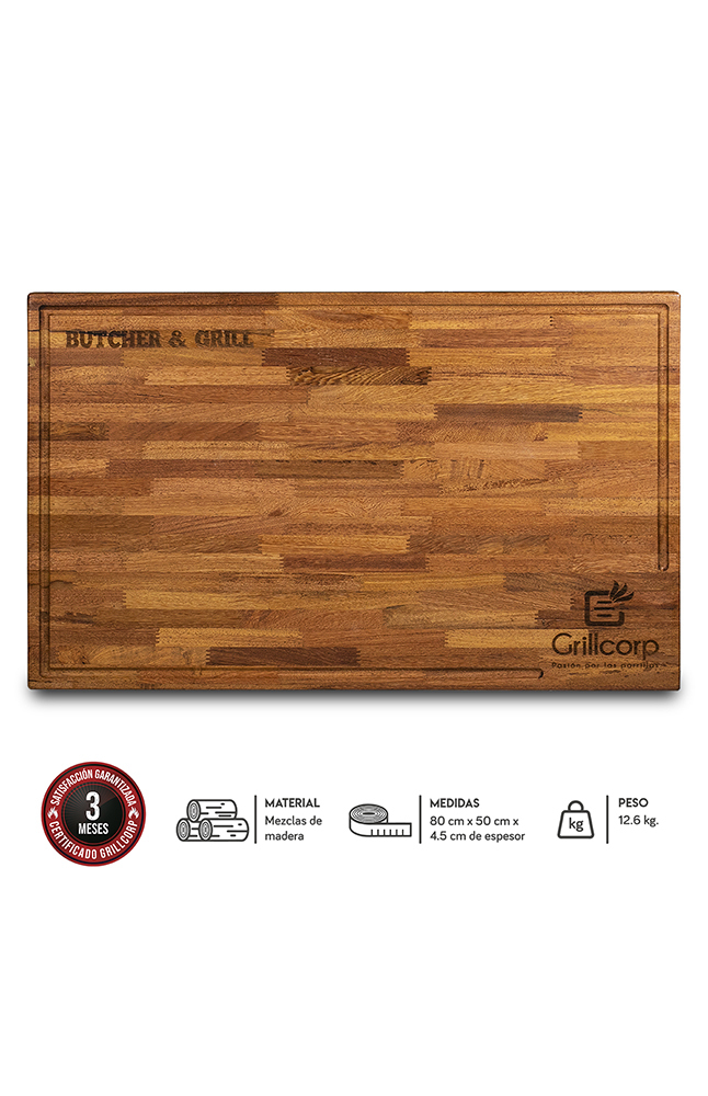 Tiendas EFE Tabla de picar parrillera grande oferta