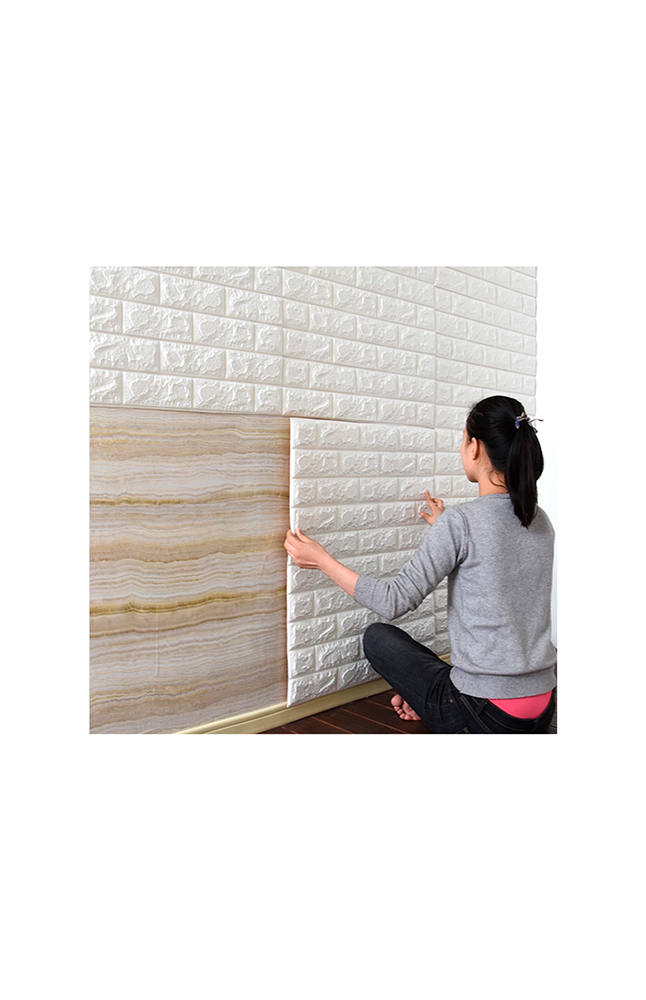 Tiendas EFE Papel mural en 3d espuma decorativa adhesiva gretail oferta
