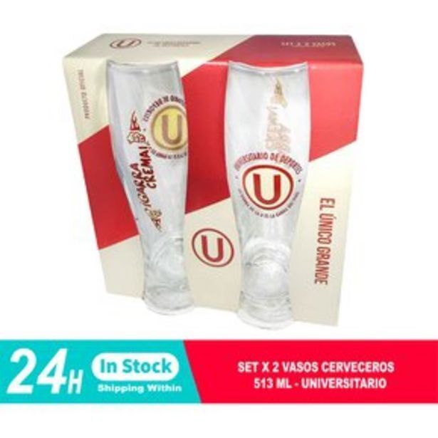 Linio Set x 2 vasos cerveceros 513 ml - univer... oferta