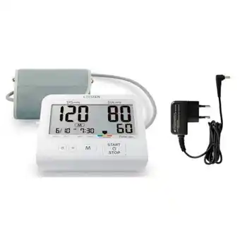 Hiraoka Tensiómetro citizen chu-503 + adaptador de corriente citizen ac-230cz-cs1 oferta