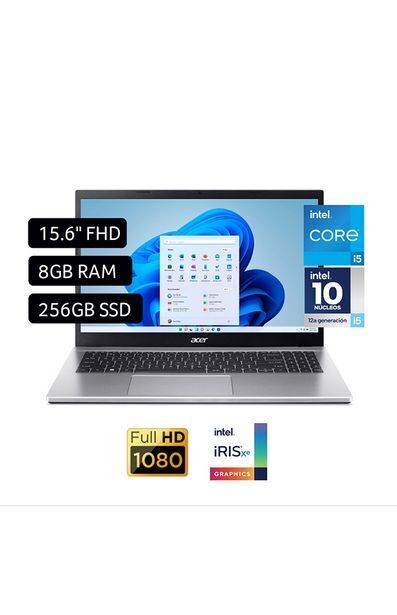 Tiendas EFE Laptop acer aspire 3 15.6' intel core i5 1235u 8gb 256gb ssd oferta