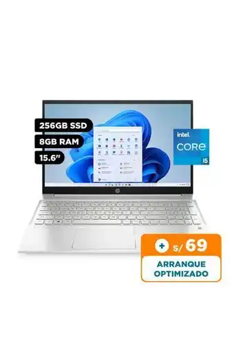 Tiendas EFE Laptop hp 15,6' hd core i5 8gb 256gb 15-eg0500la_me oferta
