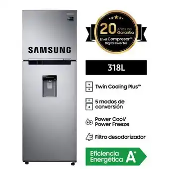 Hiraoka Refrigeradora samsung rt32k5730s8/pe no frost 318l oferta