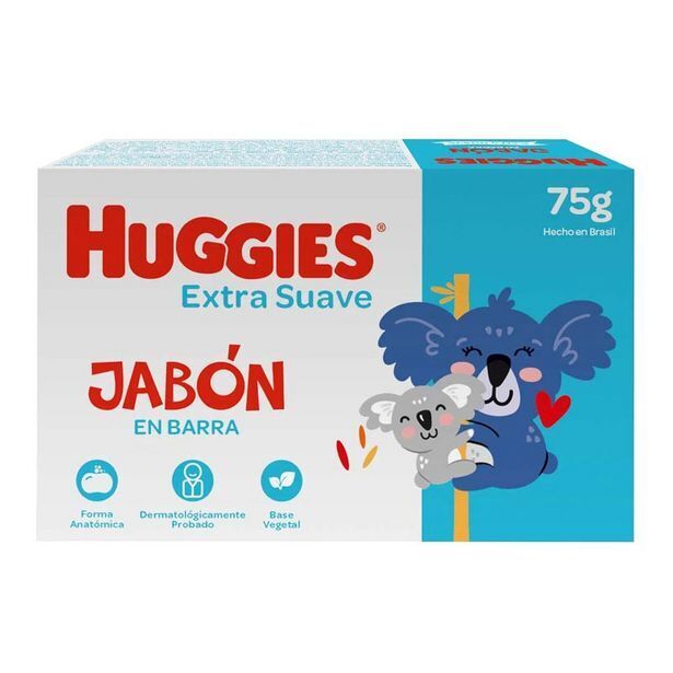 Metro Jabón en barra huggies extra suave 75g oferta
