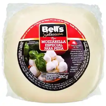 Vivanda Queso mozzarella para pizza bell's selección bolsa 250g oferta