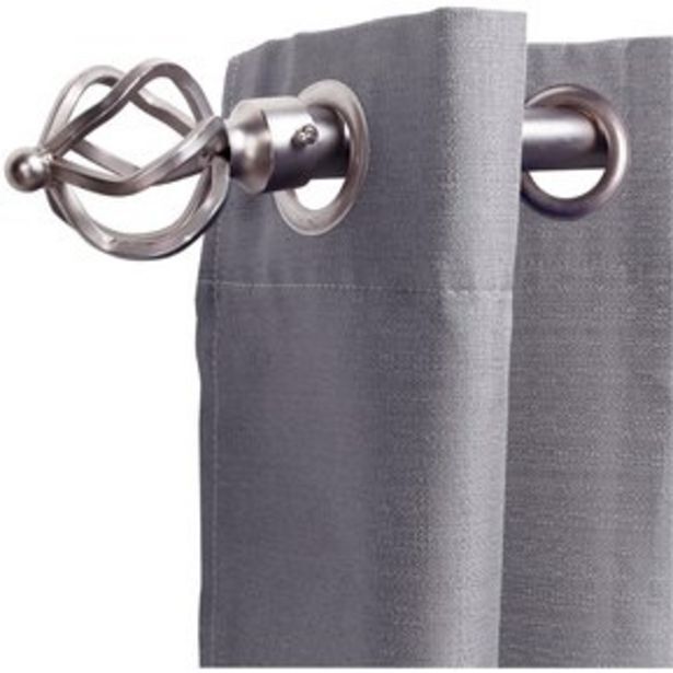 Linio Cortina de tela just home collection bla... oferta