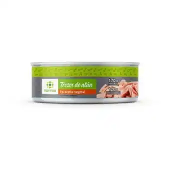 Tottus Trozos de atún en aceite vegetal tottus de 170 g oferta