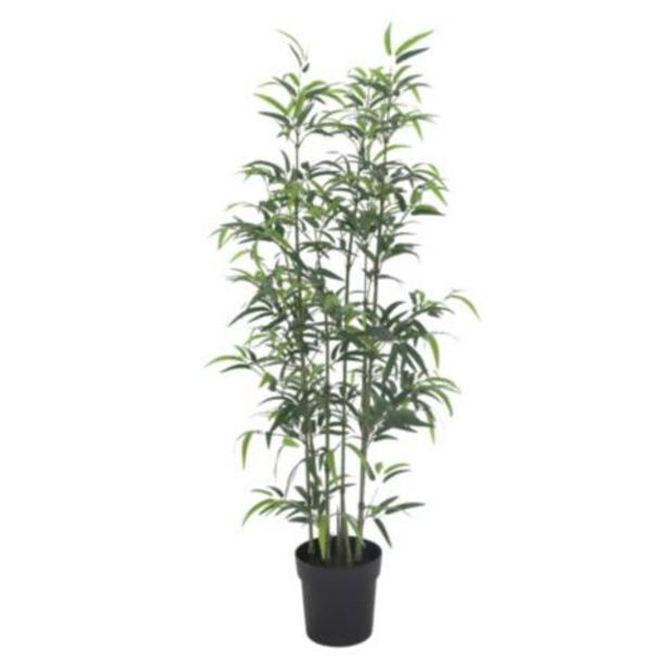 Maestro Planta artificial bamboo verde 36x143cm oferta