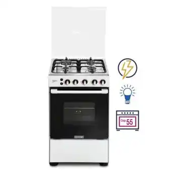 Hiraoka Cocina a glp miray mirto 4 hornillas oferta