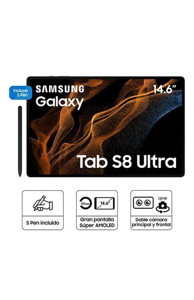 Tiendas EFE Tablet samsung 14.6' galaxy tab s8 ultra w/ kbd oferta