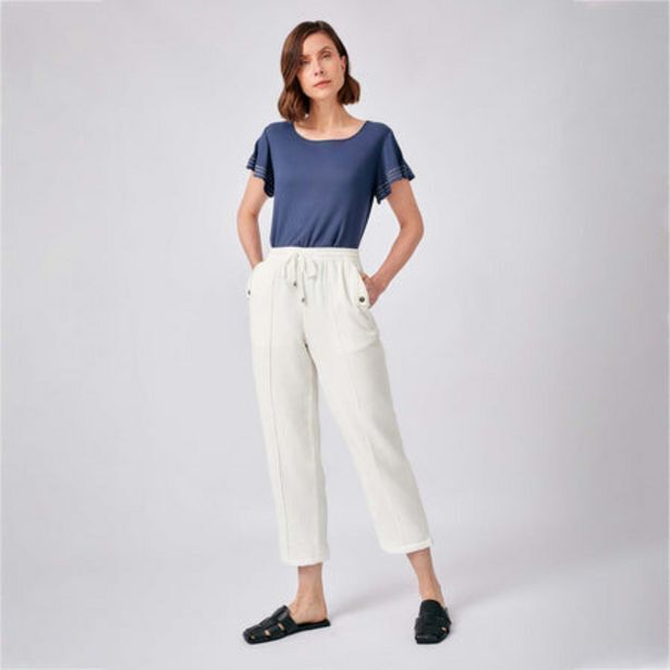 Fina Perú Pantalon iglesias hueso oferta