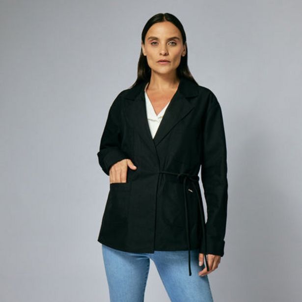 Fina Perú Blazer brenda negro oferta