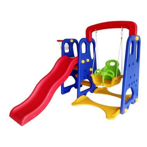 Maestro Resbalón con columpio y aro de básquet scoop oferta