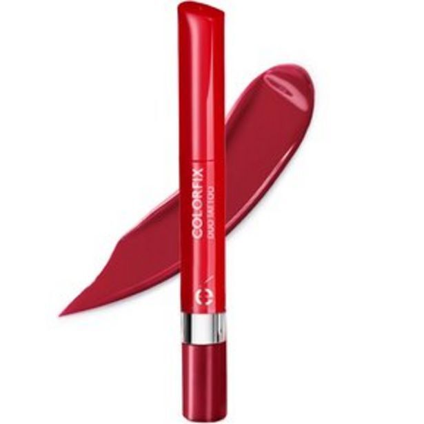 Linio Labial rojo tentación colorfix duo tatt... oferta