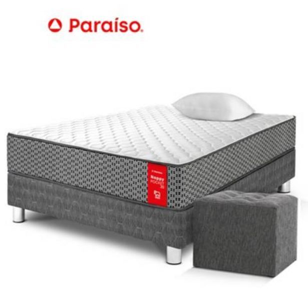 Maestro Cama nappy pocket 20 1.5 plaza + puff oferta