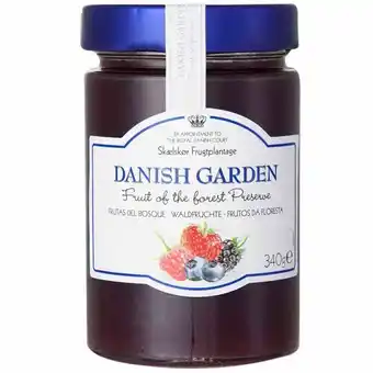 Vivanda Mermelada frutas del bosque danish garden frasco 340g oferta