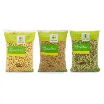 Tottus Pack menestras tottus: lenteja 500 gr + arveja 500 gr + frijol canario 500 gr - pack 3 un oferta
