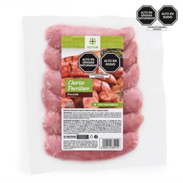 Tottus Chorizo parrillero premium tottus en paquete de 1 kg oferta