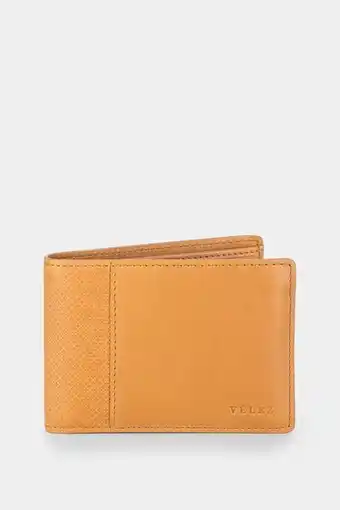 Vélez Billetera draco de cuero para hombre mezcla de texturas oferta
