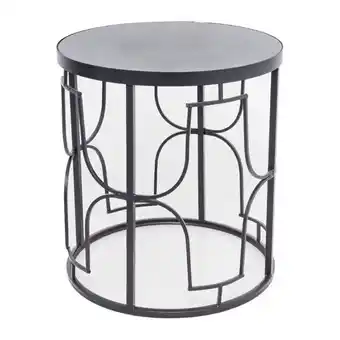 Panorama Hogar Mesa auxiliar negro 51cm oferta