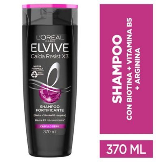 Tottus Shampoo caída resistente elvive 370 ml oferta