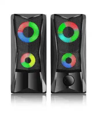 Tiendas EFE Parlante 2.0 rgb led s306 2.5"; micronics oferta