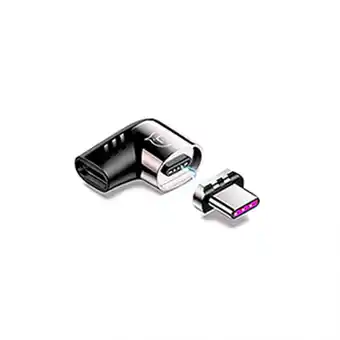 Tiendas EFE Adaptador magnético tipo-c a tipo-c usams 100w us-sj486 - negro oferta