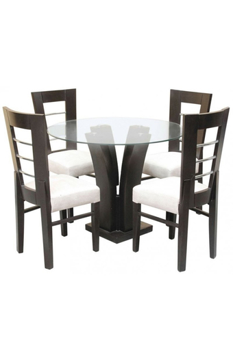 Tiendas EFE Juego de comedor falotih 4 sillas sharon oferta