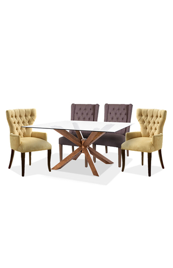 Tiendas EFE Juego de comedor falotih 6 sillas marai oferta