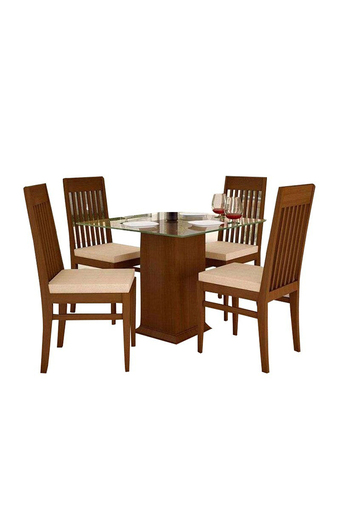 Tiendas EFE Juego de comedor falotih 4 sillas choy oferta