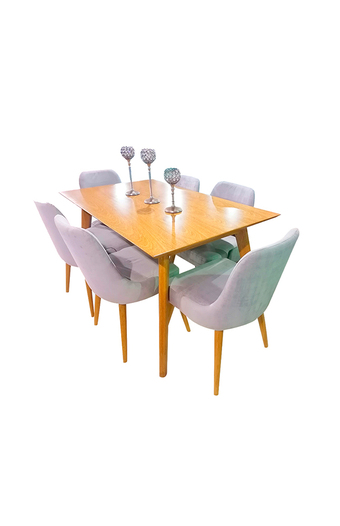 Tiendas EFE Juego de comedor falotih 6 sillas yangali oferta