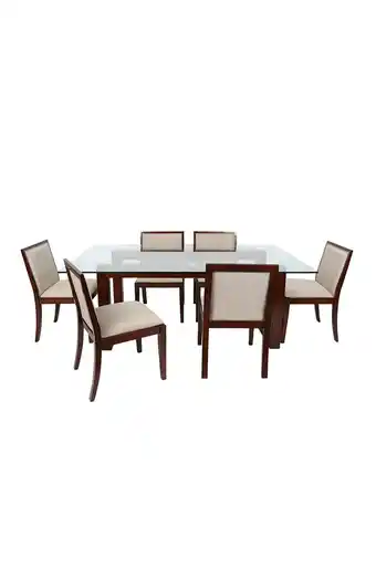 Tiendas EFE Juego de comedor falotih 6 sillas seal oferta