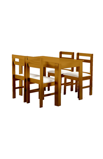 Tiendas EFE Juego de comedor falotih 4 sillas julian oferta