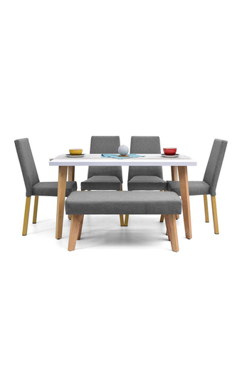 Tiendas EFE Juego de comedor falotih 6 sillas sirius oferta