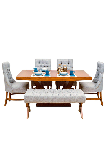 Tiendas EFE Juego de comedor falotih 6 sillas giordano oferta