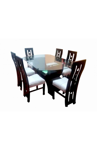 Tiendas EFE Juego de comedor falotih 6 sillas vilchez oferta
